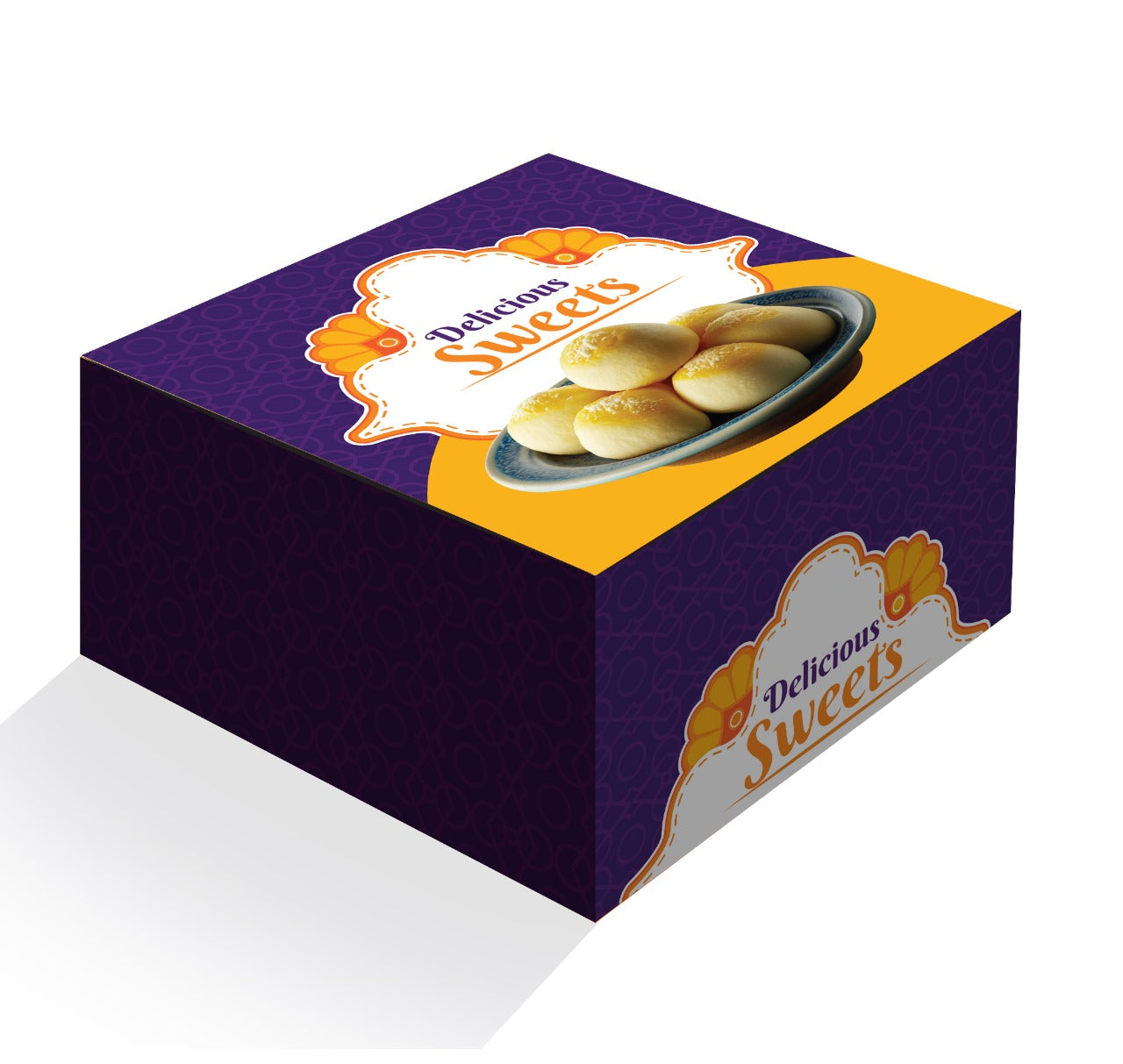 100 Pieces Sweet Box (6x5x3 inch)