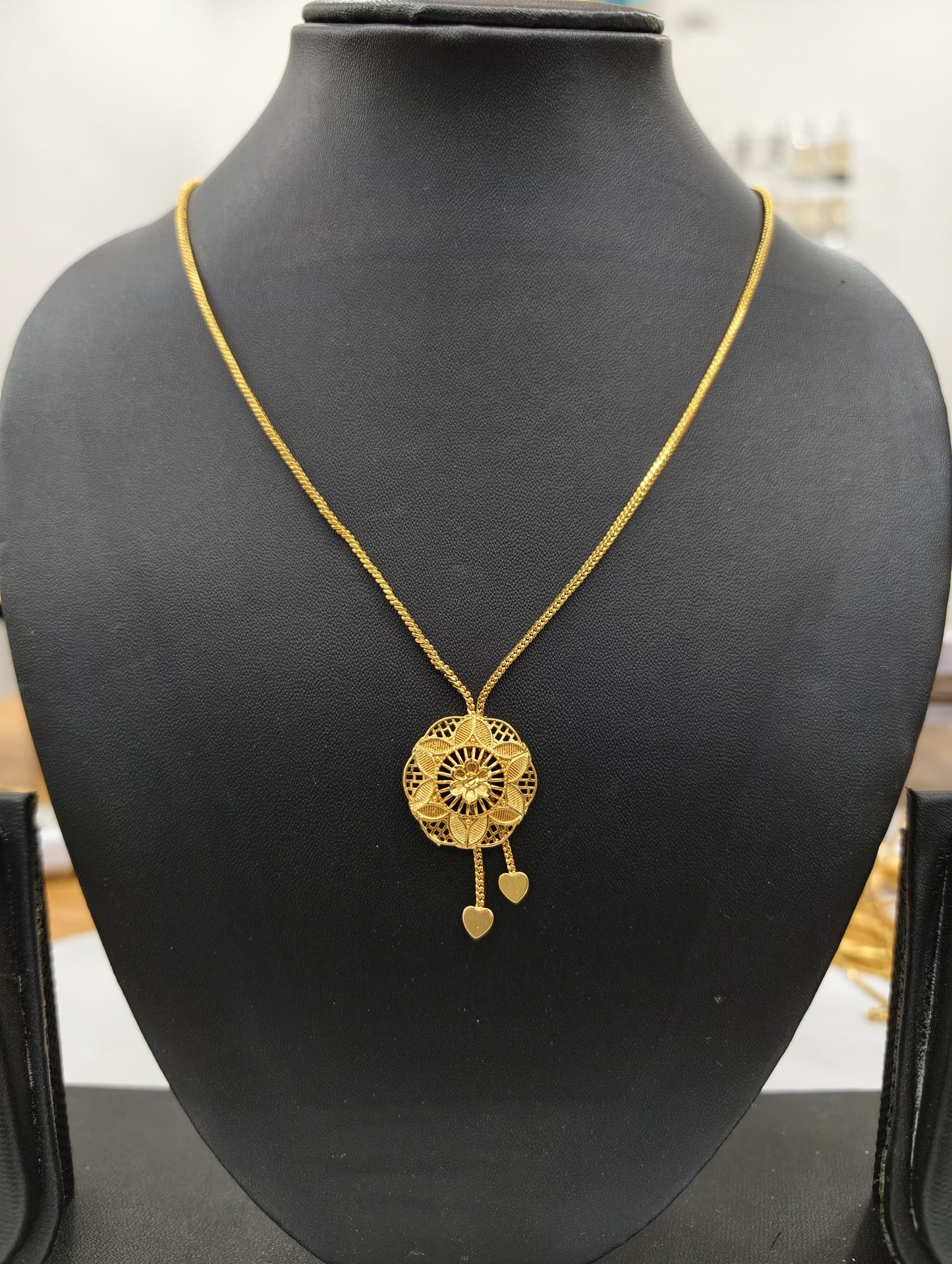 Gold Plated Short Necklace