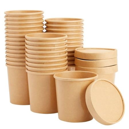 Kraft Food Container - 250ml