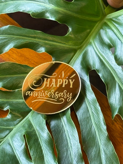 Anniversary Topper