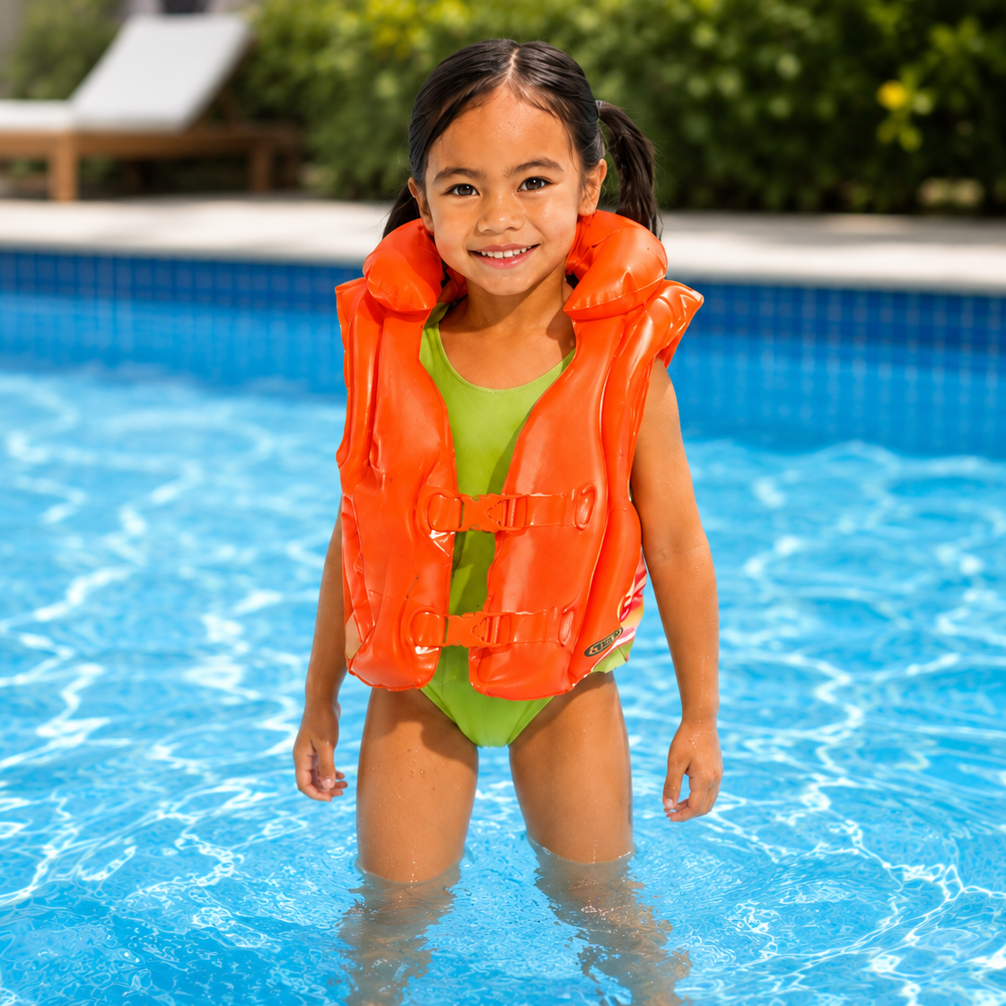 Inflatable Swim Life Jacket
