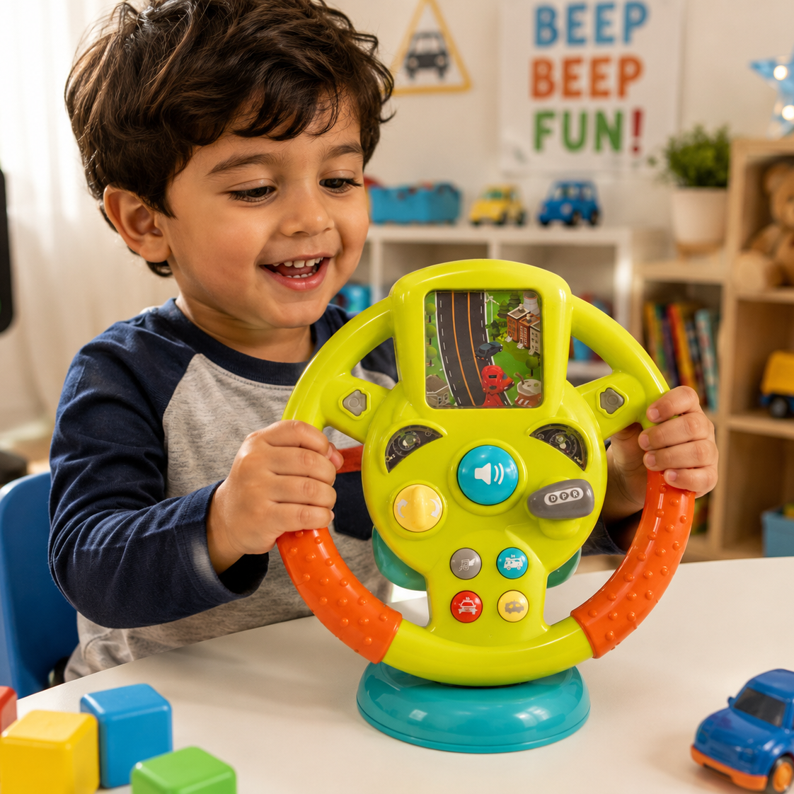 Musical Steering Wheel Toy