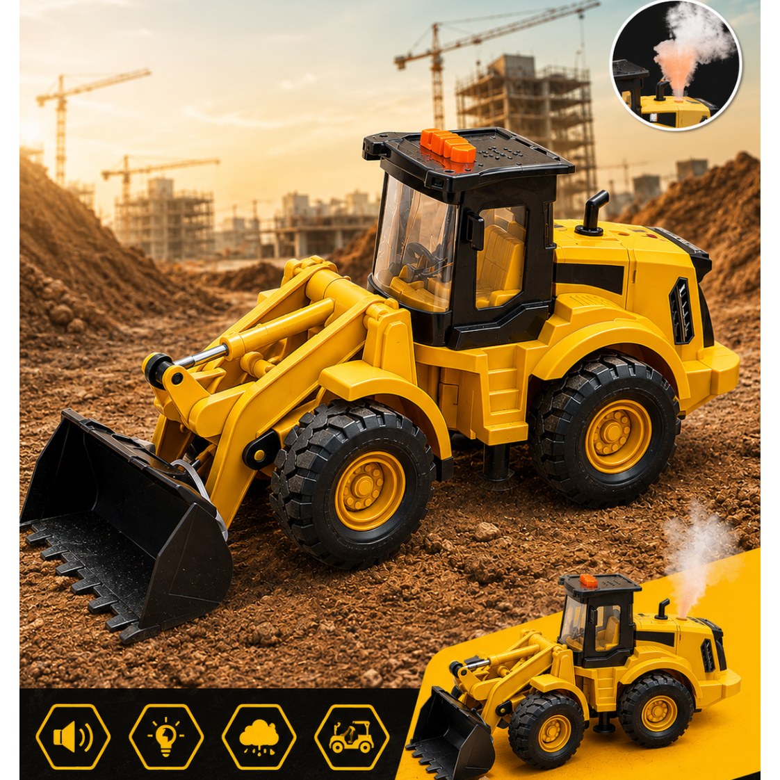 Kids Bulldozer Toy