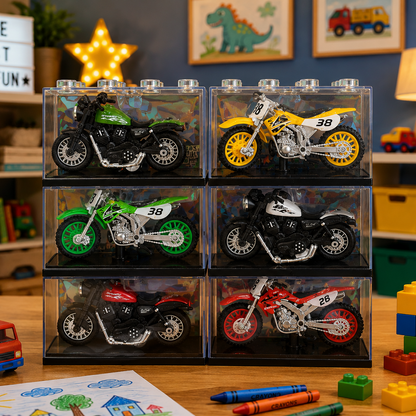 Mini Die-Cast Mettal Motorcycle Set