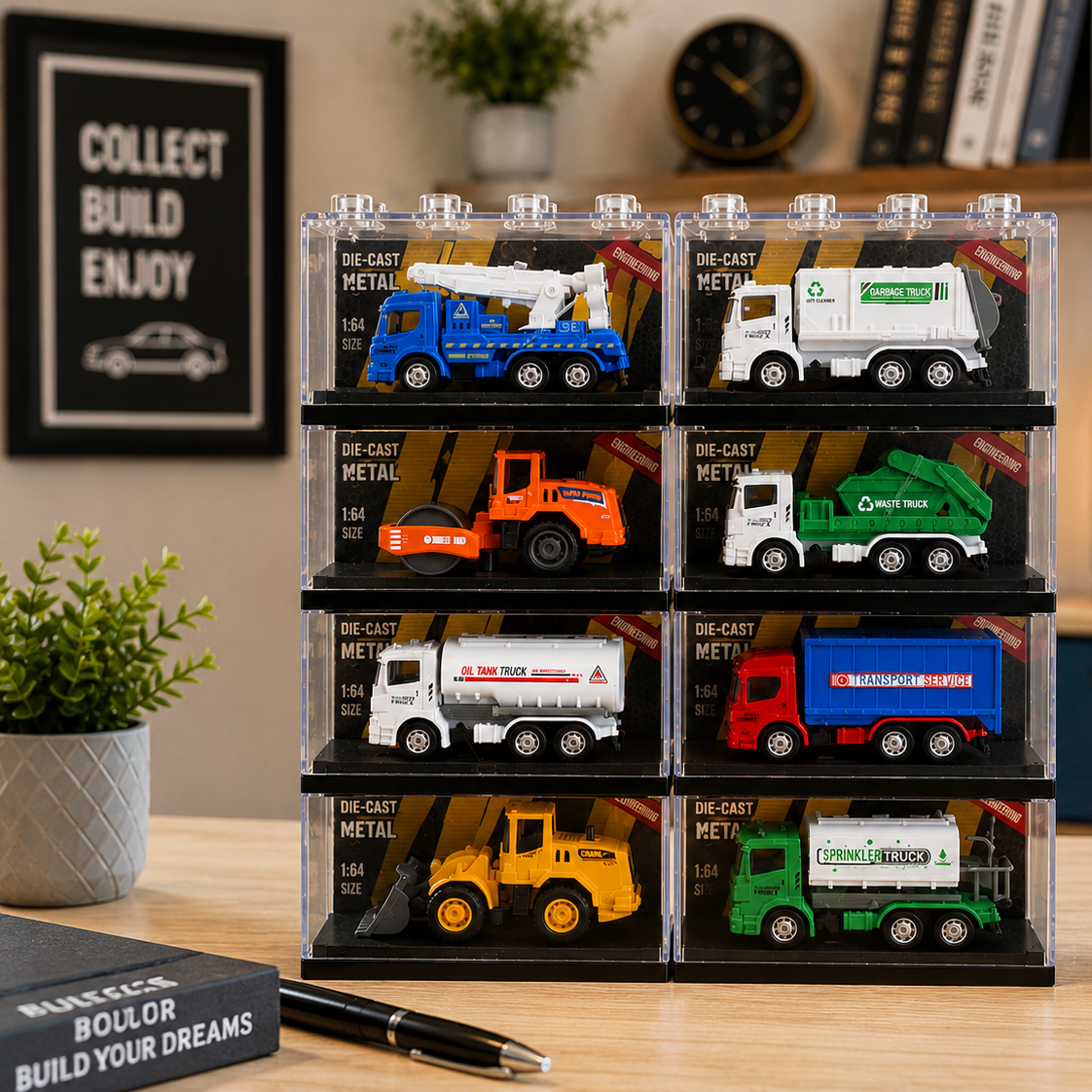Mini Die-Cast Truck Set