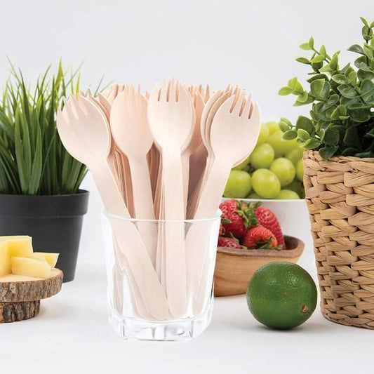 Wooden Spork 160mm