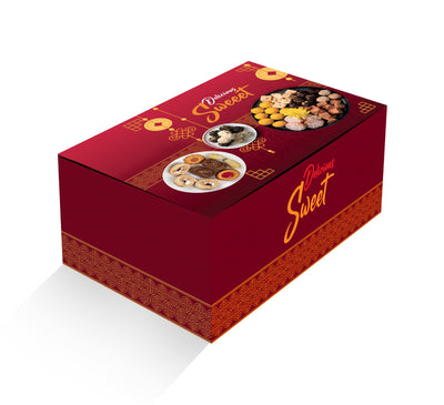 100 Pieces Sweet Box (8x6x3 inch)