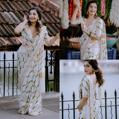 Cotton Kerala Saree