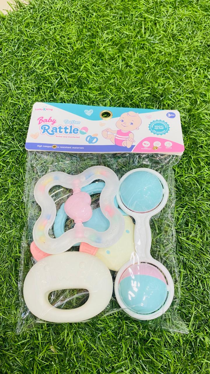 Baby Rattle & Teether Toy Set