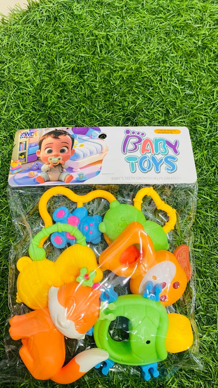 Baby Rattle & Teether Toy Set