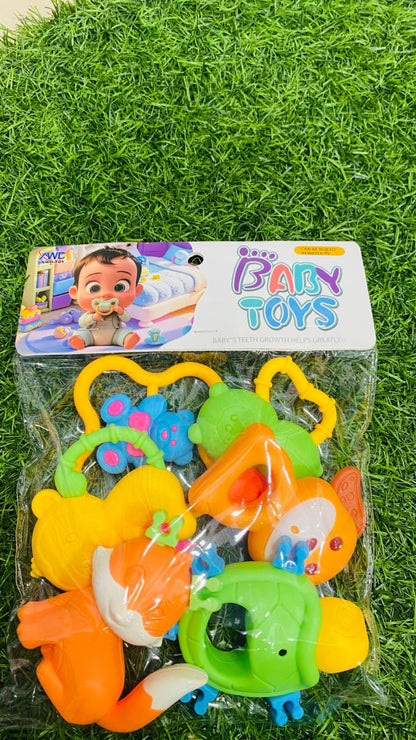 Baby Rattle & Teether Toy Set