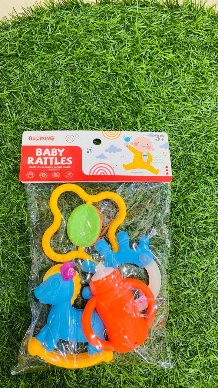 Baby Rattle & Teether Toy Set