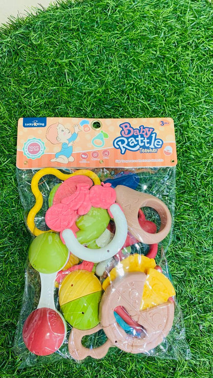 Baby Rattle & Teether Toy Set
