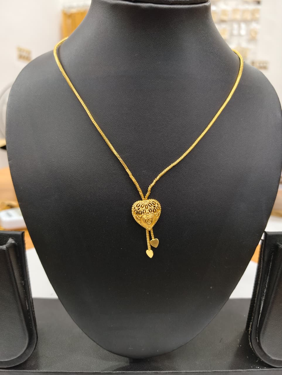 Gold Plated Short Necklace