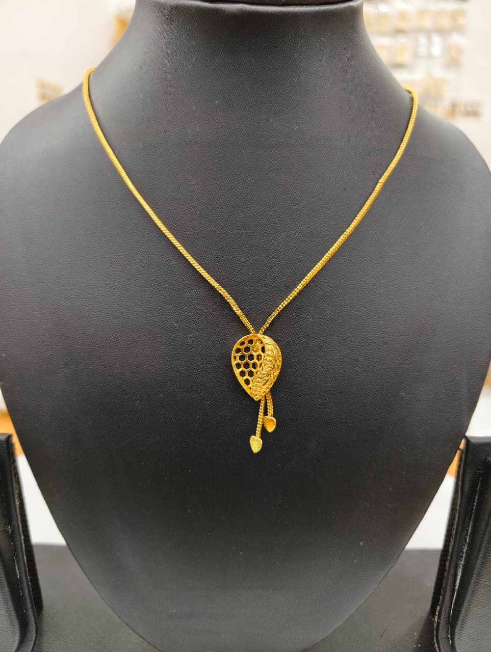 Gold Plated Short Necklace