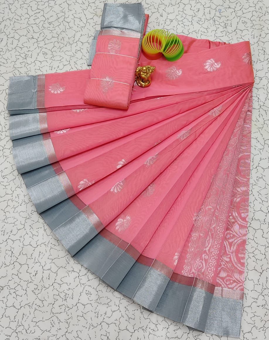 Silver Silk Mercerised Cotton