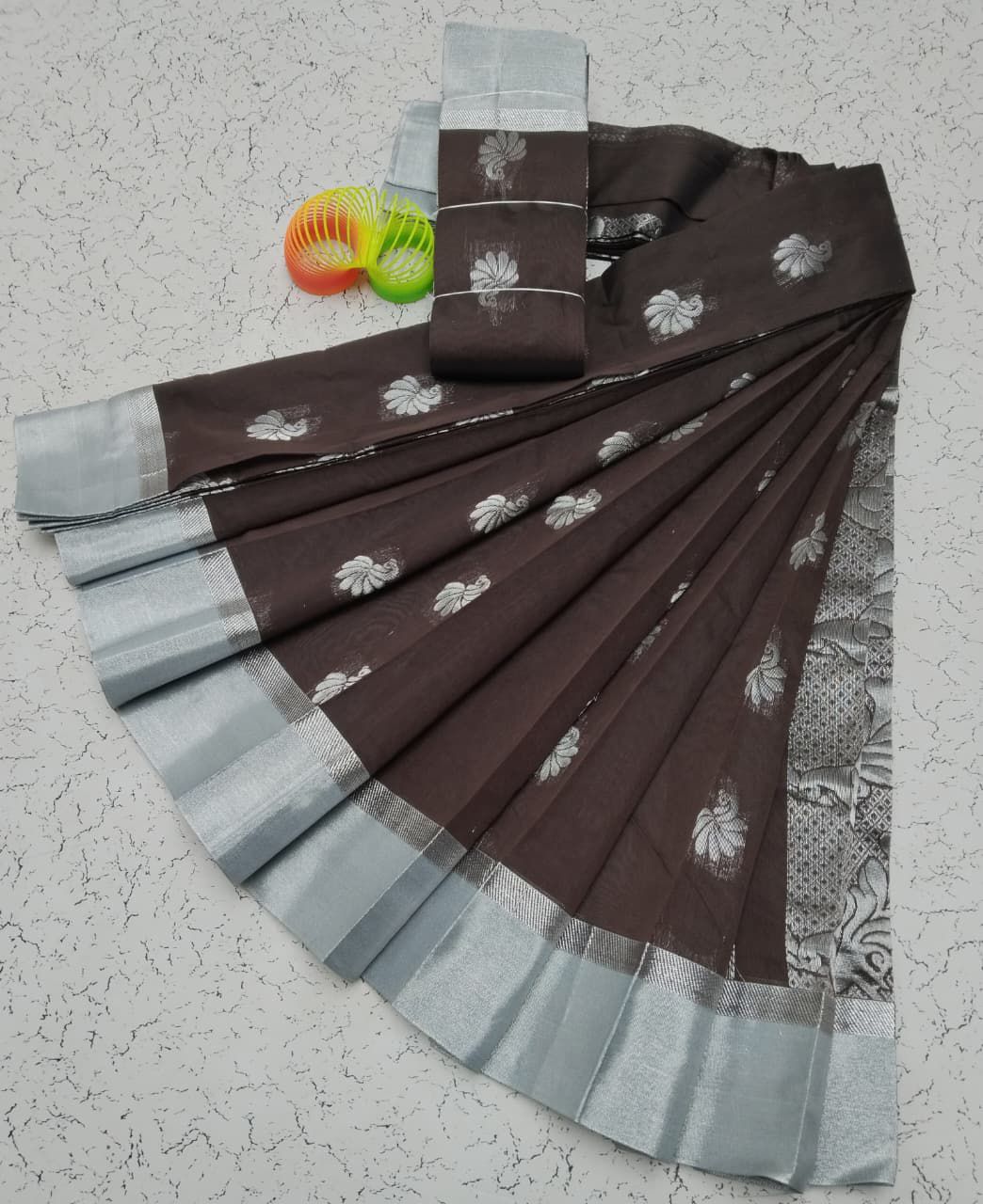 Silver Silk Mercerised Cotton