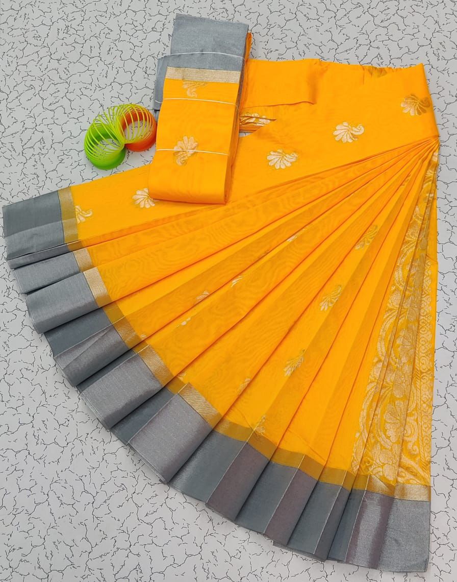 Silver Silk Mercerised Cotton