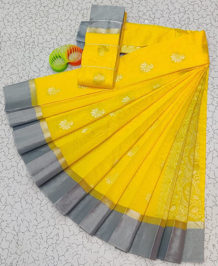 Silver Silk Mercerised Cotton