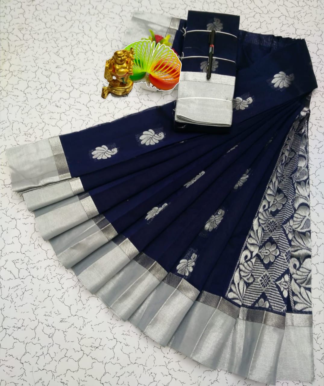 Silver Silk Mercerised Cotton