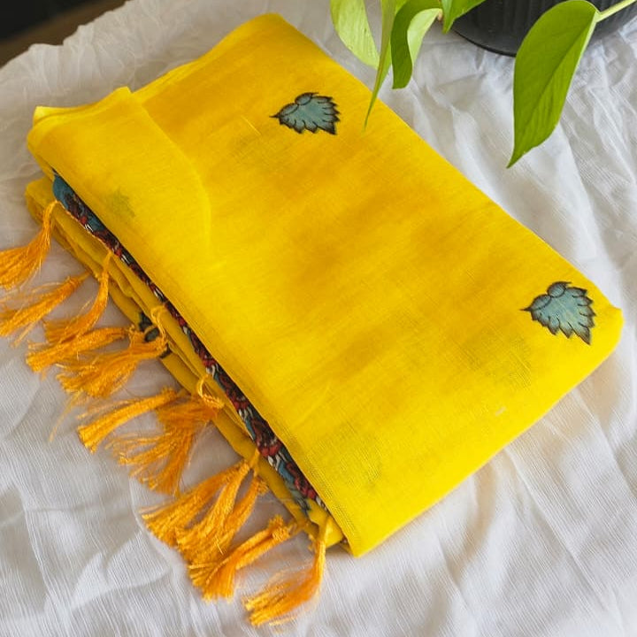 Linen Cotton Saree