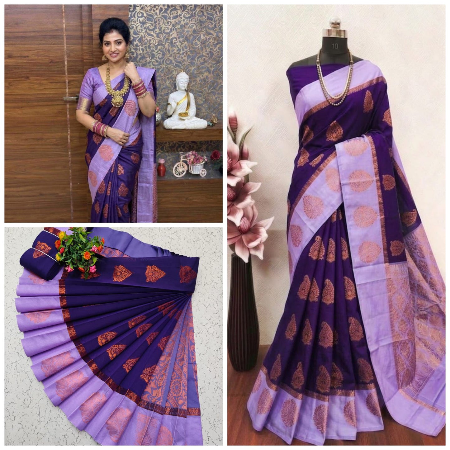 Cotton Silk Saree