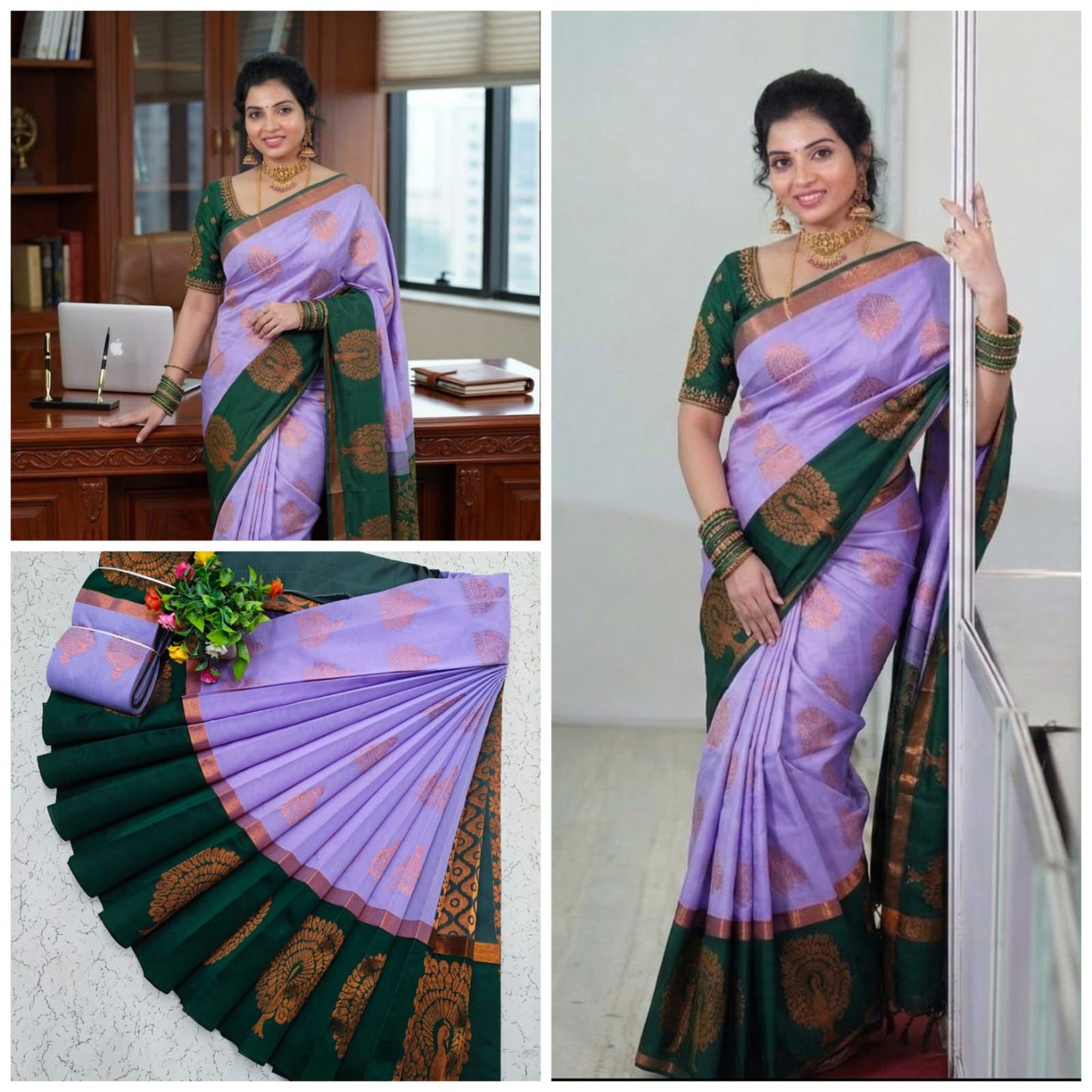 Cotton Silk Saree